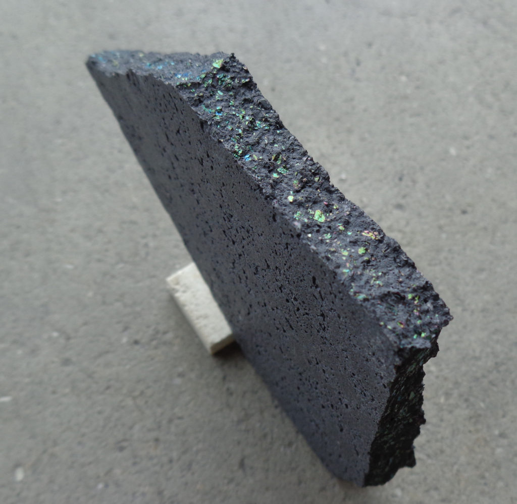 SiC cross section reduction fired 1300C 2